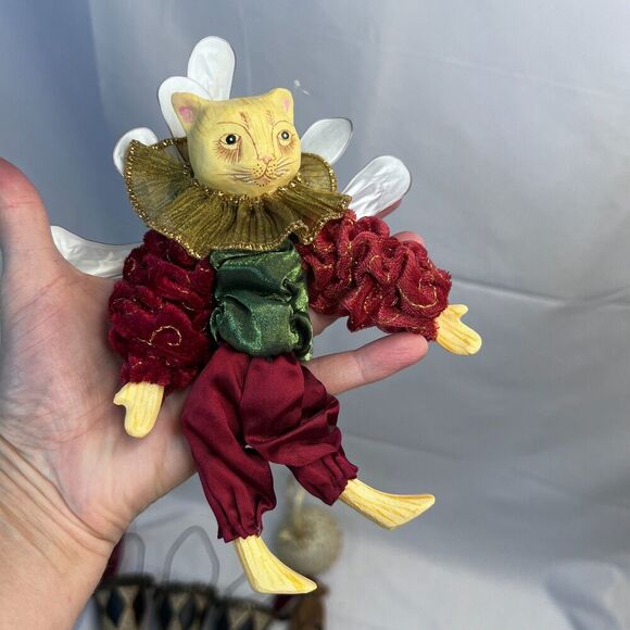 Christmas Holiday Cirque Du Soleil decor Christmas Tree Ornaments Lot of 8 - Picture 3 of 13